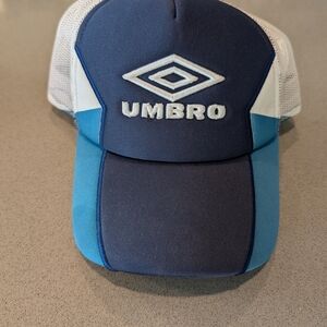Umbro Blue and White Men's Hat
